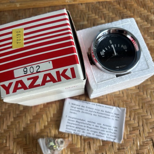 Vintage yazaki 52mm ammeter - yazaki,