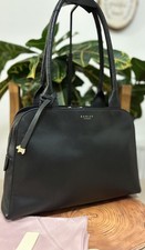 Radley London/medium handbag shoulder /work  classic Bag black leather vgc