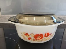 Pyrex Casserole dish Arcopal France Poppy 