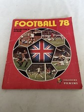 Panini  Football 78 Sticker Album  complete all stickers