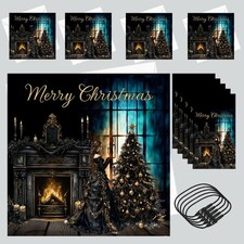 Gothic christmas cards with - christmas,