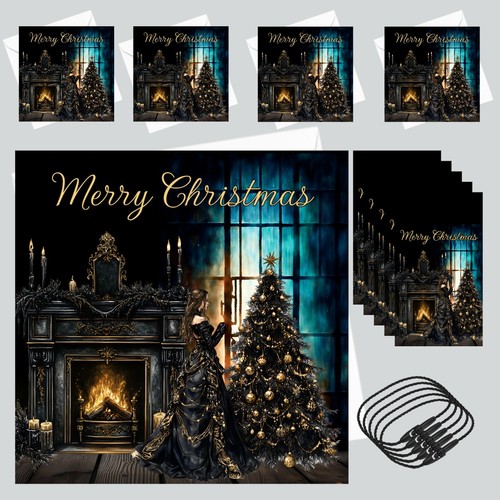 Gothic christmas cards with - cards,