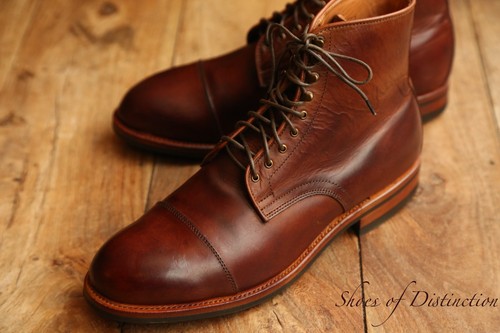 Viberg brown leather derby - leather,