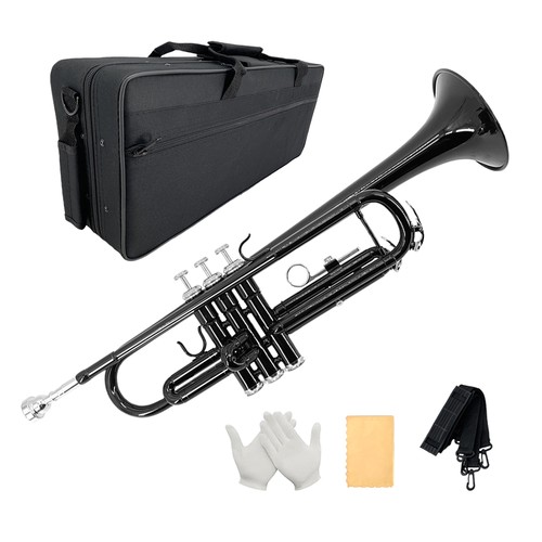 Black trumpet brass standard - black,