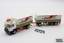 Herpa MAN F90 flatbed/curtain