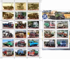 Stamp sheet+block Leyland