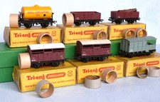 TT 6 x Triang TT Wagons/ Vans