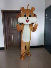 cartoon squirrel Mascot Costume Cosplay Party Dress Clothing Halloween Adult