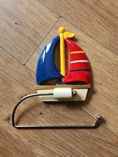 Wall Mounted Nautical Sail Boat Bathroom Toilet Roll Holder