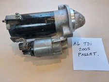 VW Audi A4 TDi Starter Motor - From Salvage Volkswagen Car ## Ensure it matches!