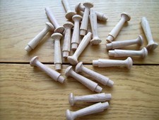10x  Hardwood OAK shaker pegs