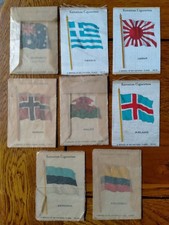 J. Wix/Kensitas Cigarettes Silk National Flags 1934 Choose Your Silks