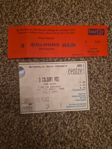 Colours red concert tickets - 3,