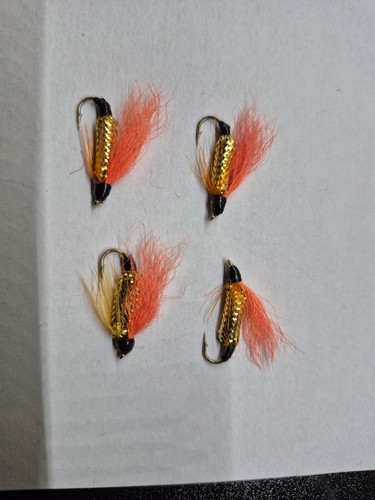 Mylar minnow orange size - orange, 14s