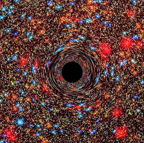 Supermassive black hole poster - supermassive,