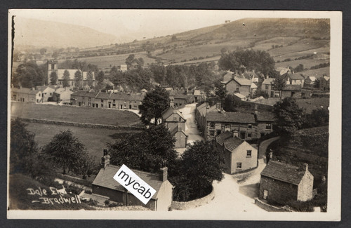 Postcard bradwell castleton - postcard, nr