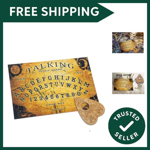 Wooden ouija board game - board,