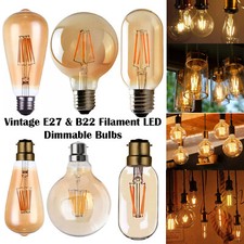 Antique Style Edison Vintage LED Light Bulbs Industrial Retro Lamps B22 or E27