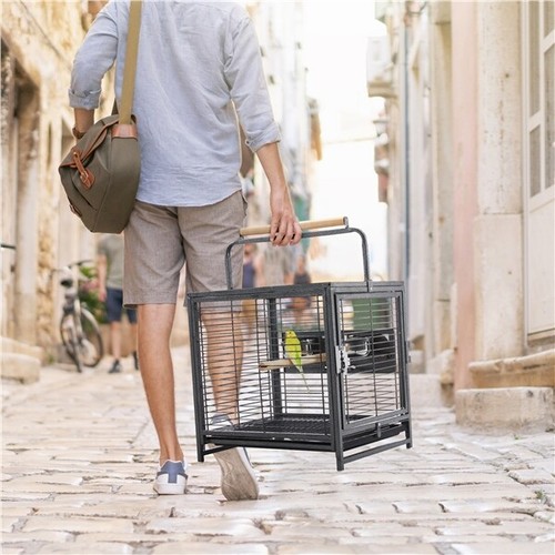 Wrought iron travel - wrought, cage