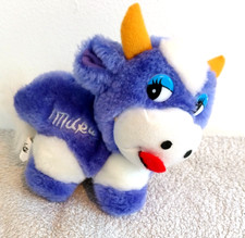 Milka Chocolate Kraft Small Purple & White Cow Soft Toy Plush Advertising