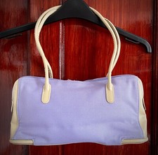 NEW LADIES NEXT SMALL LILAC SHOULDER BAG WITH BEIGE CONTRASTING DETAILS