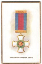Distinguished Service Order DSO Queen Victoria Military Medal Postcard