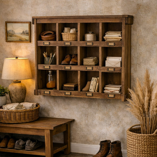 Heritage natural pigeon hole - natural,