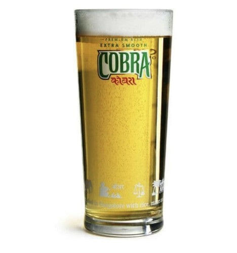 Boxed cobra pint glass - 24,