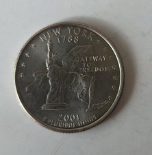 2001 New York State Quarter -