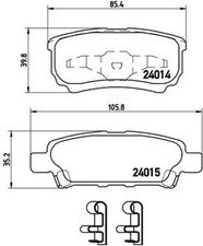 Brake pads P 54 034 BREMBO for