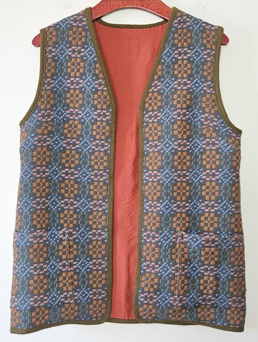Vintage welsh woollens - woollens, woven