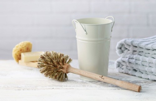 Toilet brush holder set - brush, &