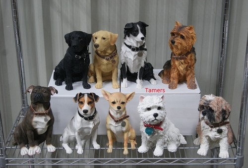 Assorted large sitting dog - large,