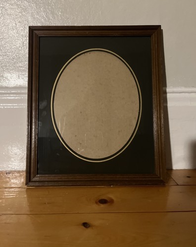 29x34cm vintage wood glass - 29x34cm,