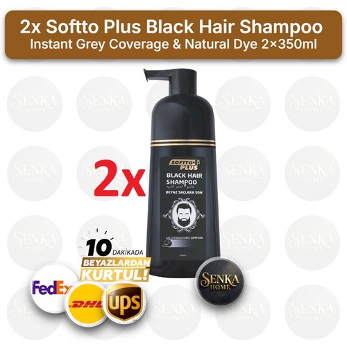 Softto plus black hair - 2x,