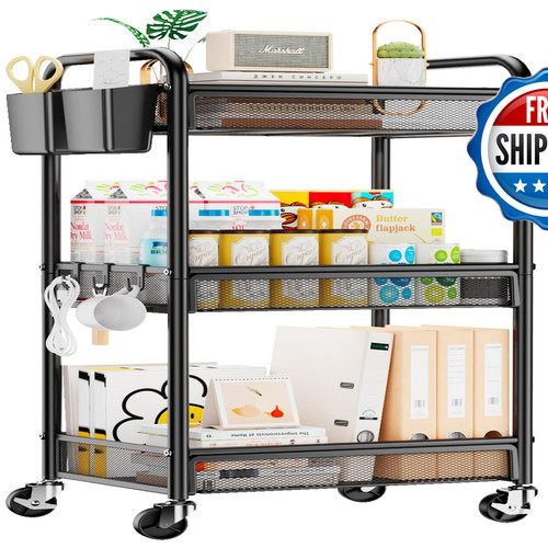 Yasonic tier rolling cart - tier,