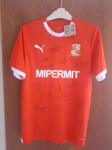 Signed swindon town home shirt - swindon,