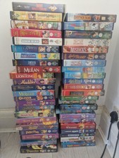 Disney VHS Tapes Varied Collection