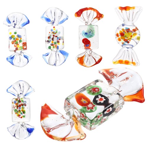 6pcs colorful glass - 6pcs, sweets