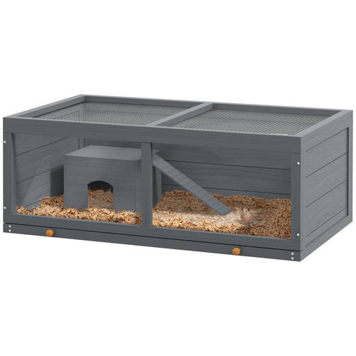 Pawhut wooden hamster cage - pawhut,