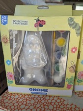 Brand new boxed paint you own gnome kit, comes with paints 