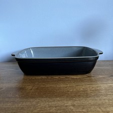 DENBY JET BLACK RECTANGULAR