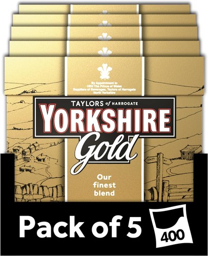 Yorkshire tea gold bags - gold,