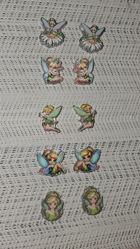 Tinkerbell acrylic beads - tinkerbell,
