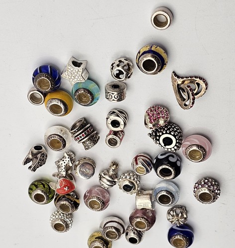 Sterling silver charms - pc,
