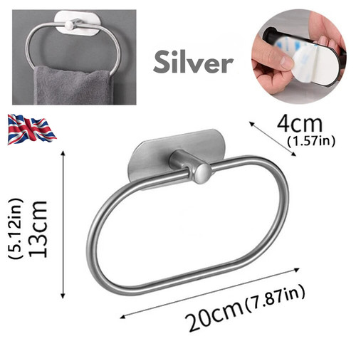 Stainless steel towel ring - towel,