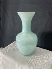 Vintage Venini Opalino Vase In