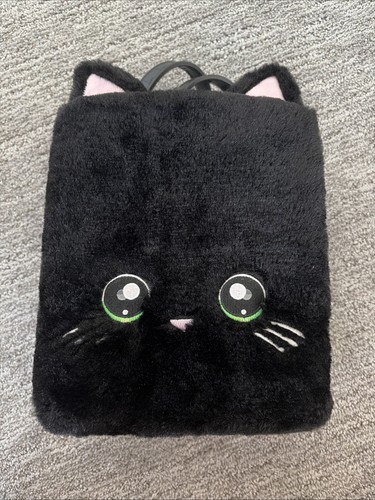 Meow black cat - black,