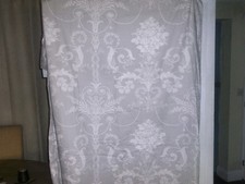 laura ashey josette dove grey pair of curtains 88 ins wide x 90 inches long