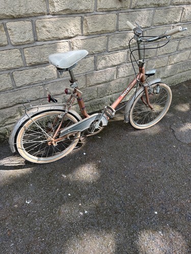 Vintage bicycle fold away - vintage,